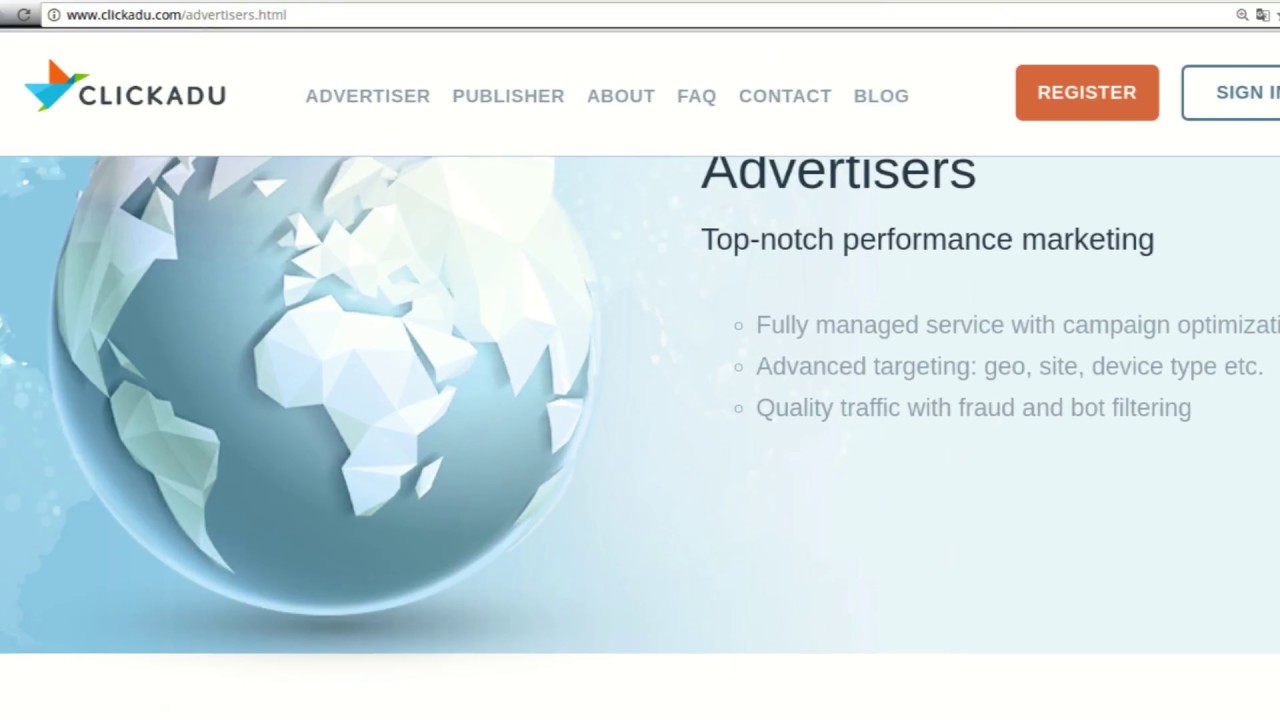 How to advertise with Clickadu?