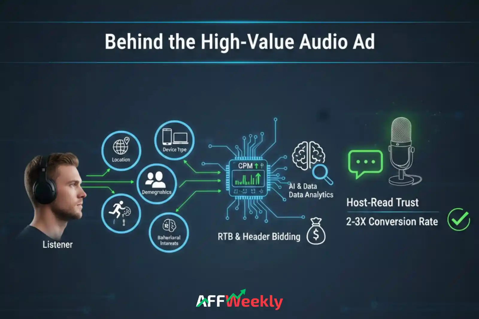 Audio Ad Networks Target Listeners and Maximize CPMs