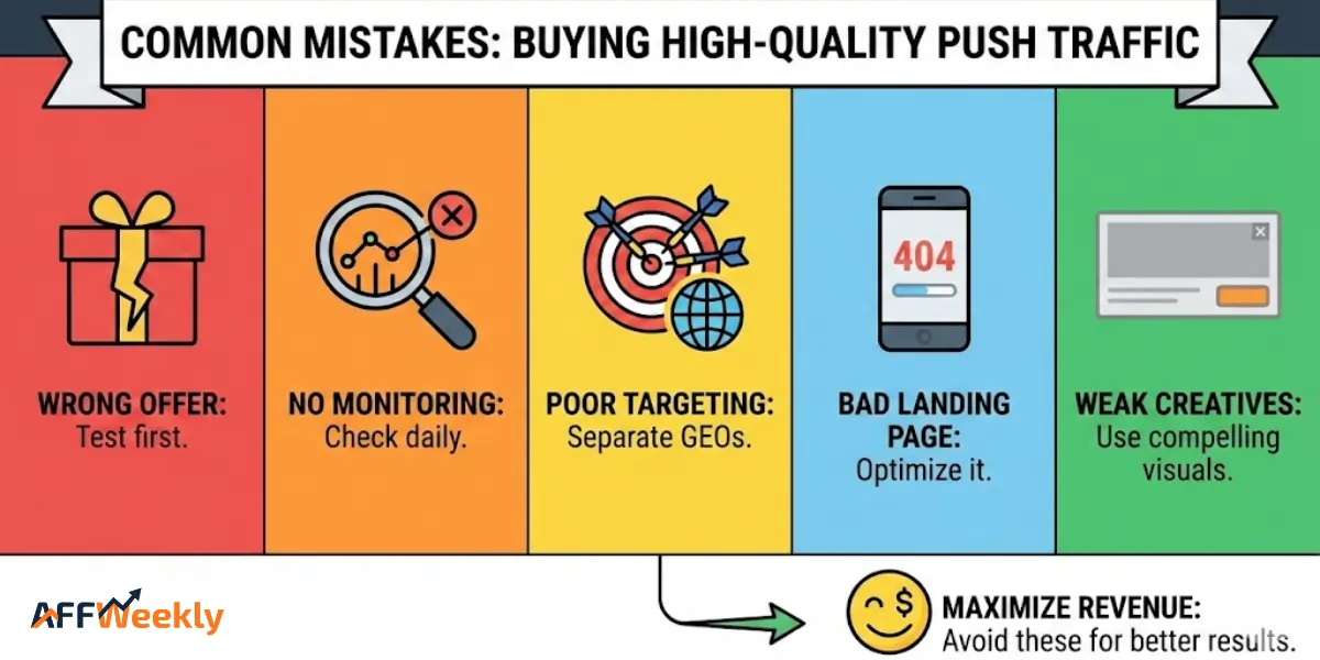 Common Mistakes to Avoid When Buying High-Quality Push Traffic