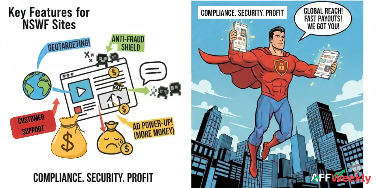 Key Features for Ad Networks Adult and NSFW Sites