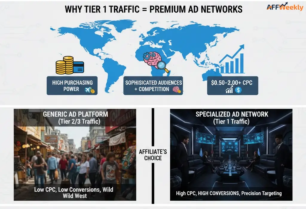 Premium Ad Networks Power Tier-1 Traffic