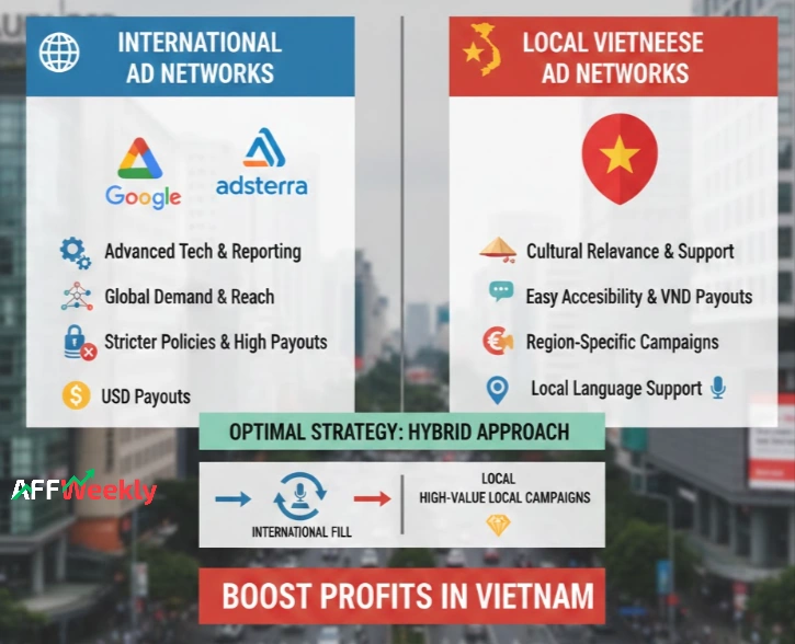 Global vs Local Ad Networks in Vietnam