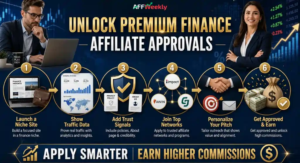 Applying for high-paying finance affiliate program approval