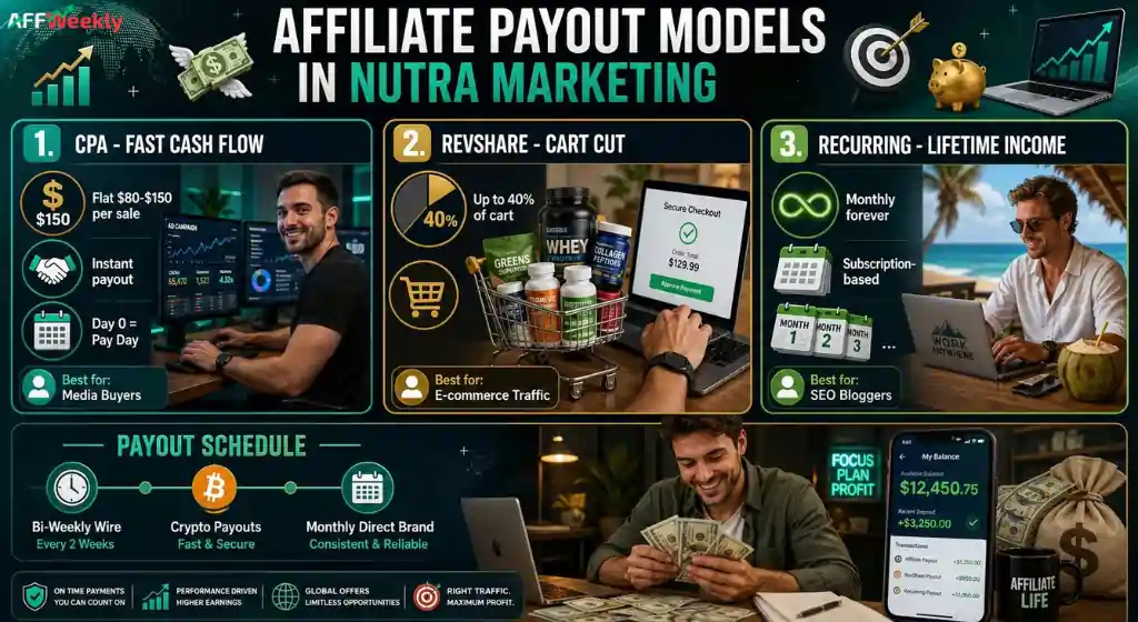 Health affiliate commission payment dashboard