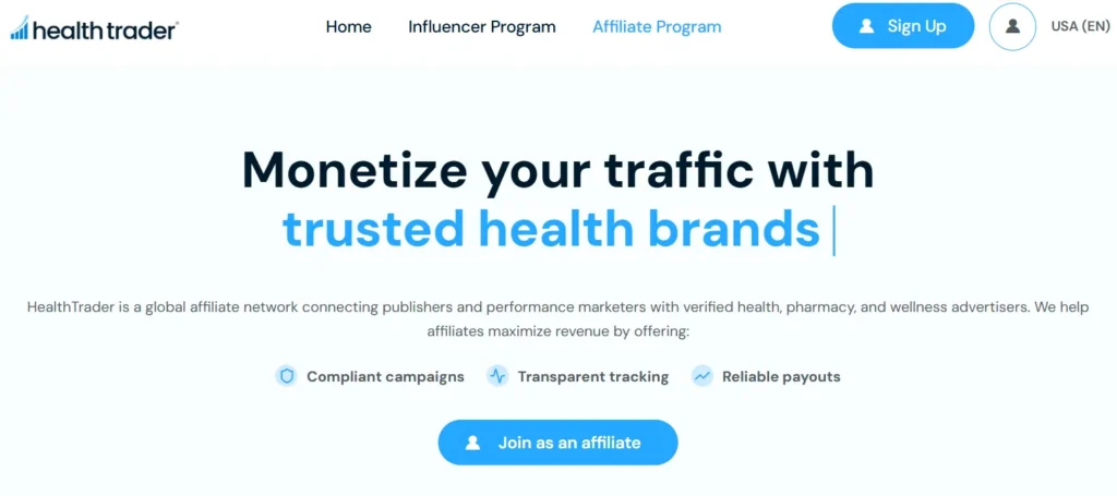 HealthTrader Affiliate Programs