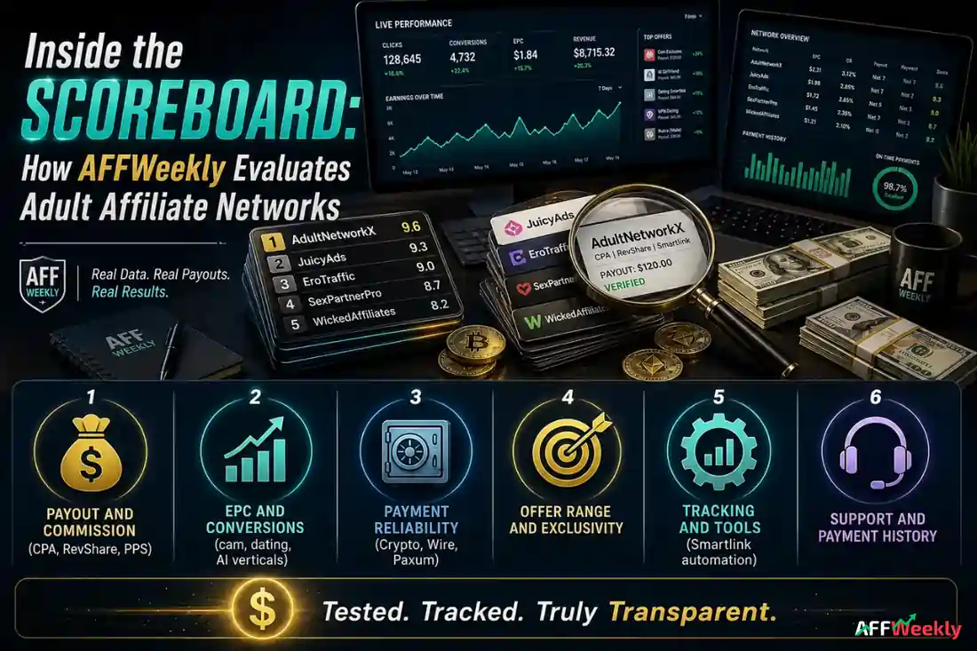 AFFWeekly adult affiliate network ranking evaluation process