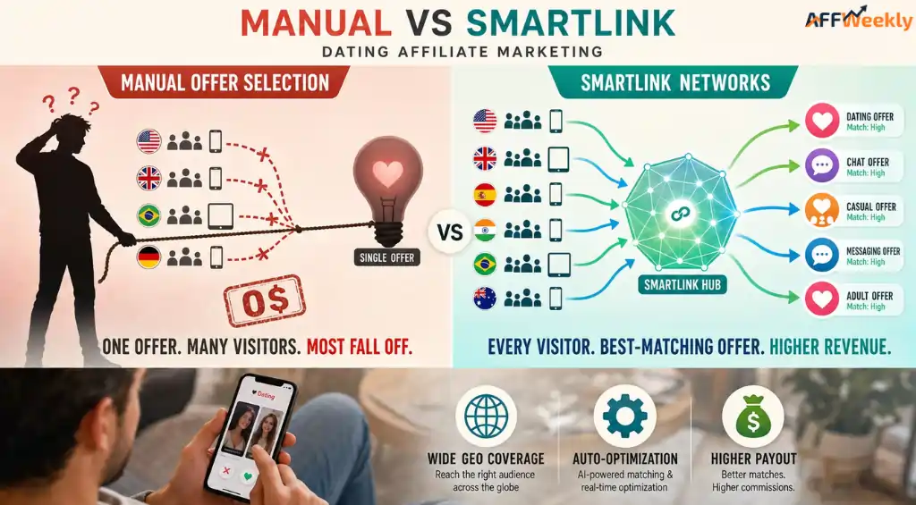 AI-powered dating smartlink boosts affiliate campaign performance