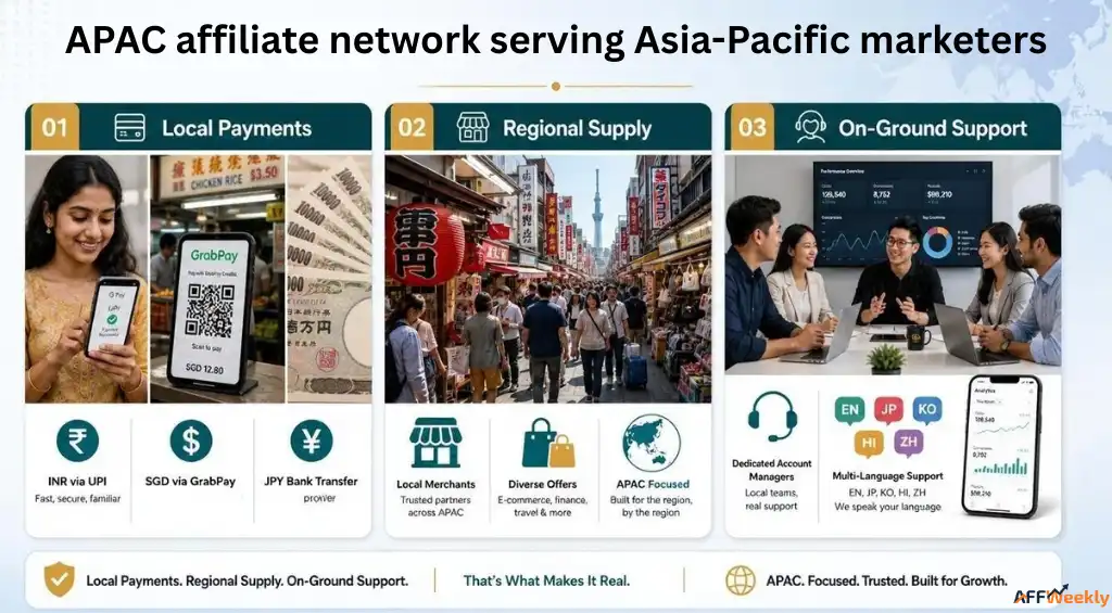 APAC affiliate network serving Asia-Pacific marketers