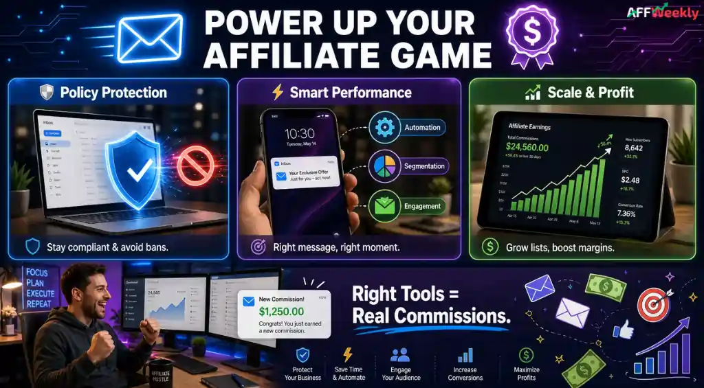 Affiliate marketer using email marketing to grow conversions