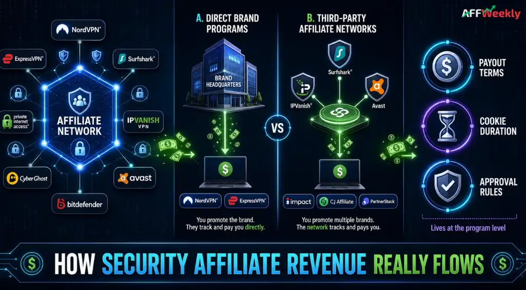 Affiliate network connecting VPN and cybersecurity brands