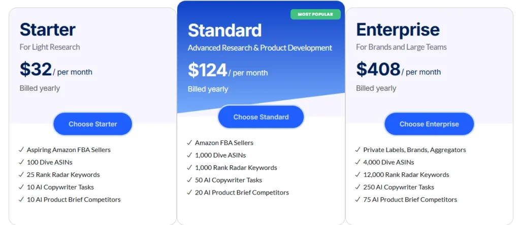 Data Dive Pricing