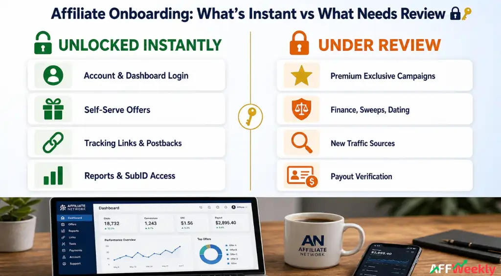 Instant approval affiliate network approval requirements explained