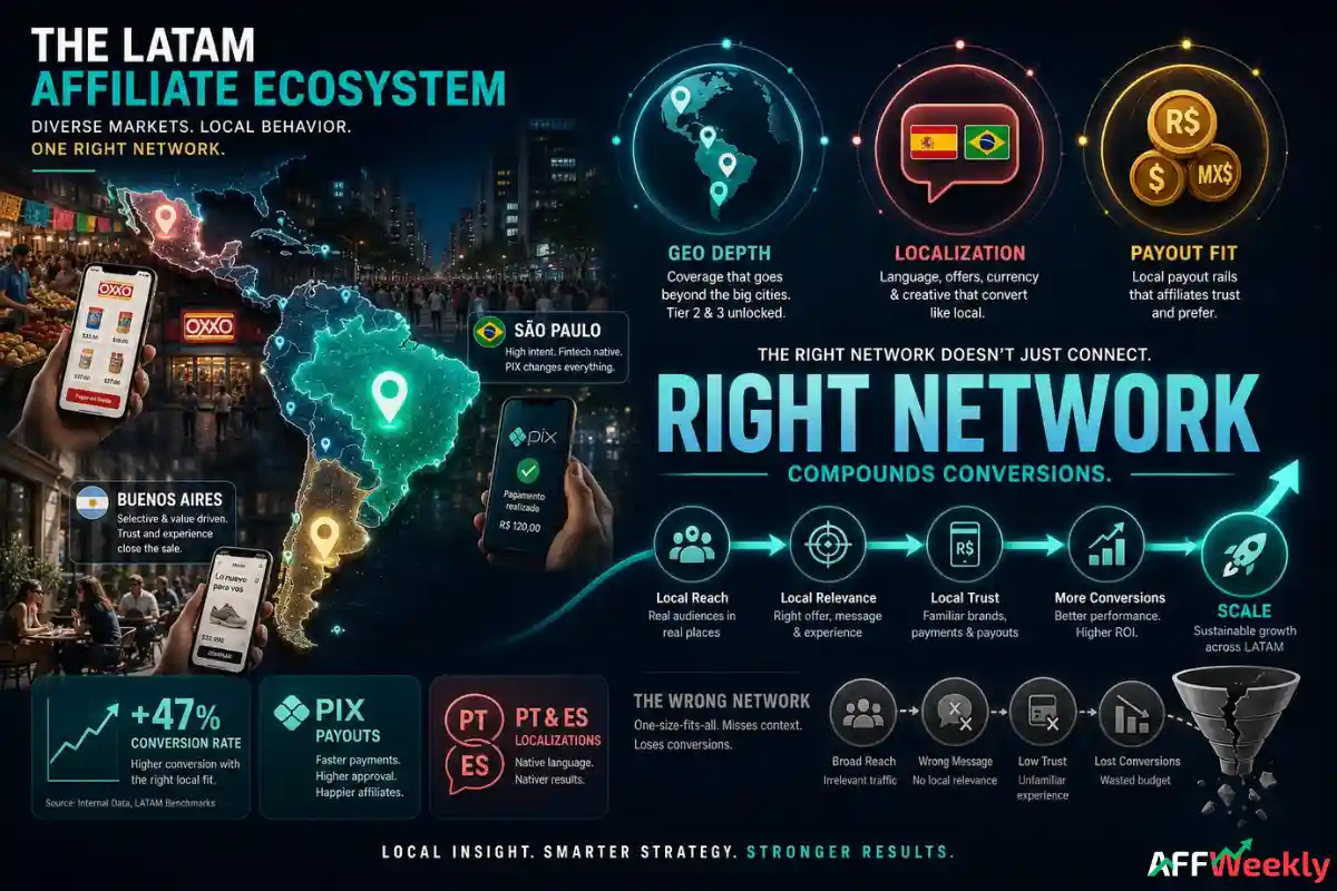 LATAM affiliate networks for quality traffic