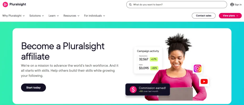 Pluralsight Affiliate Program