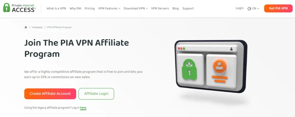 Private Internet Access Affiliate Program