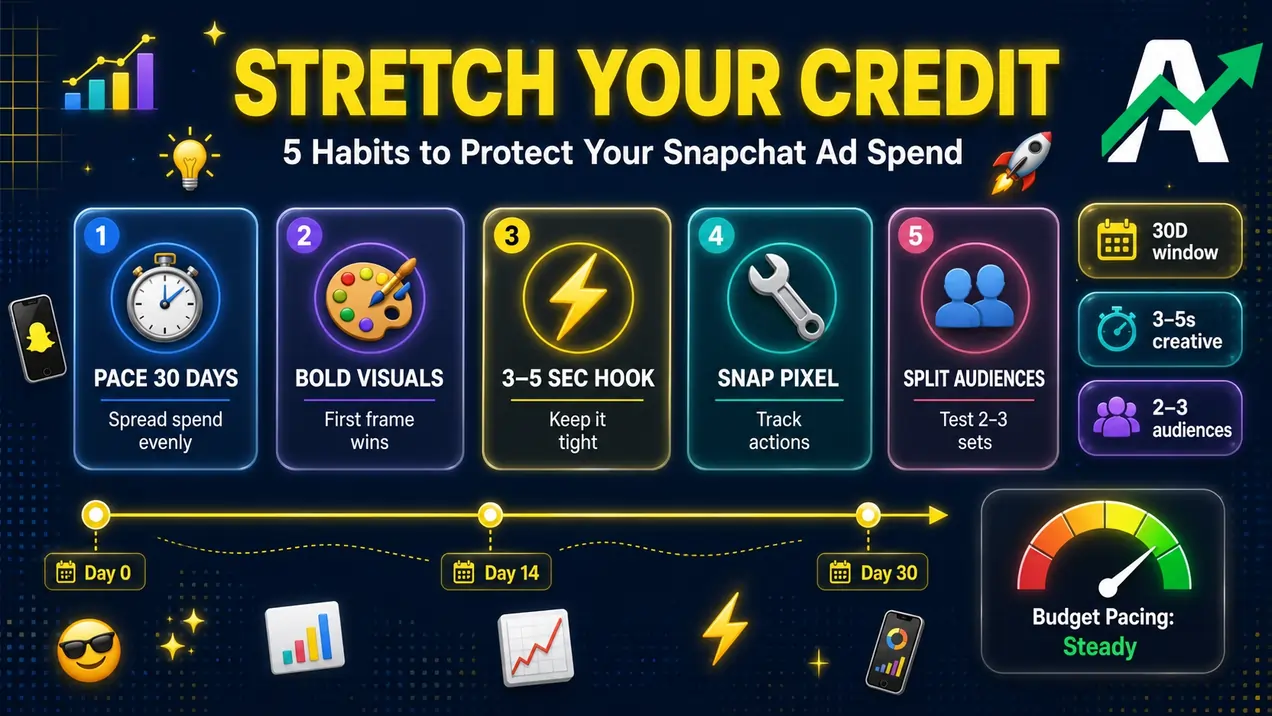 Snapchat Ad Credits Saving Tips