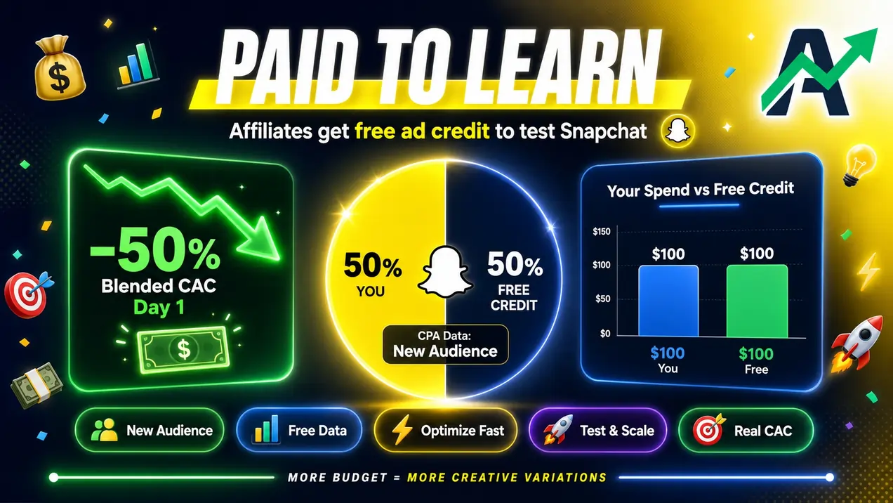 Snapchat for Business Coupon benefits for Affiliate Marketers