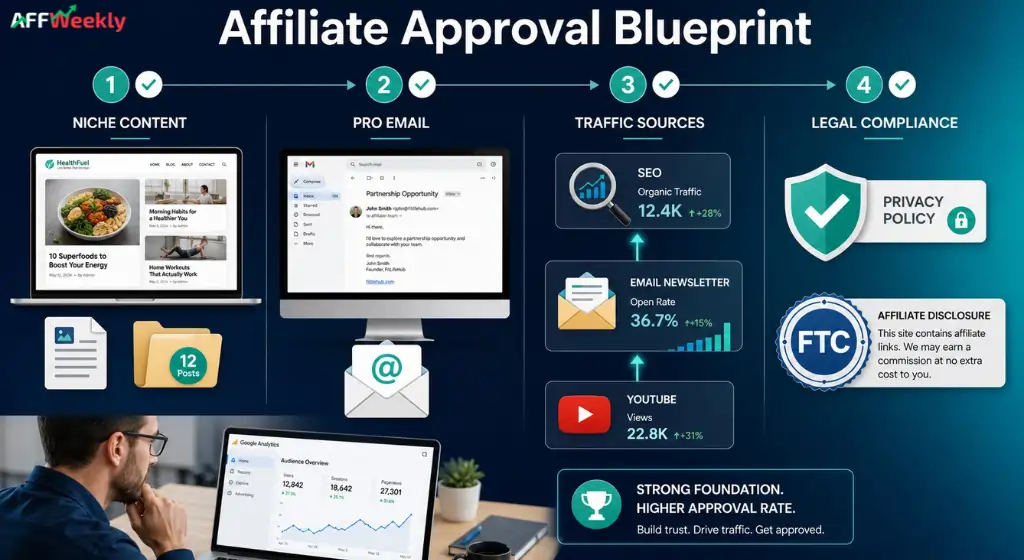 Web hosting affiliate application approval process