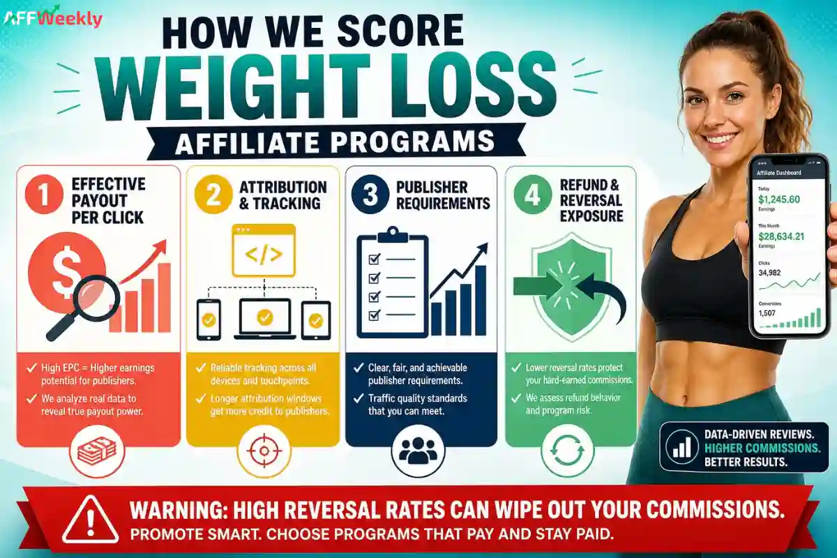 AFFWeekly weight loss affiliate program scoring