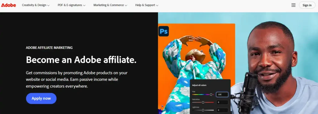Adobe Creative Cloud Affiliate Program
