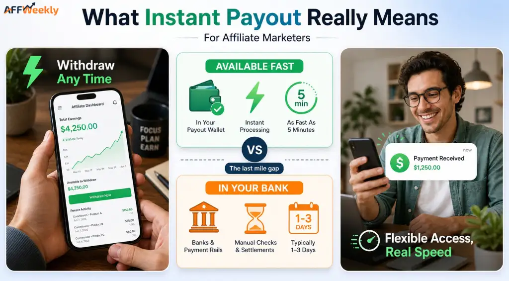Affiliate networks offering instant payout options