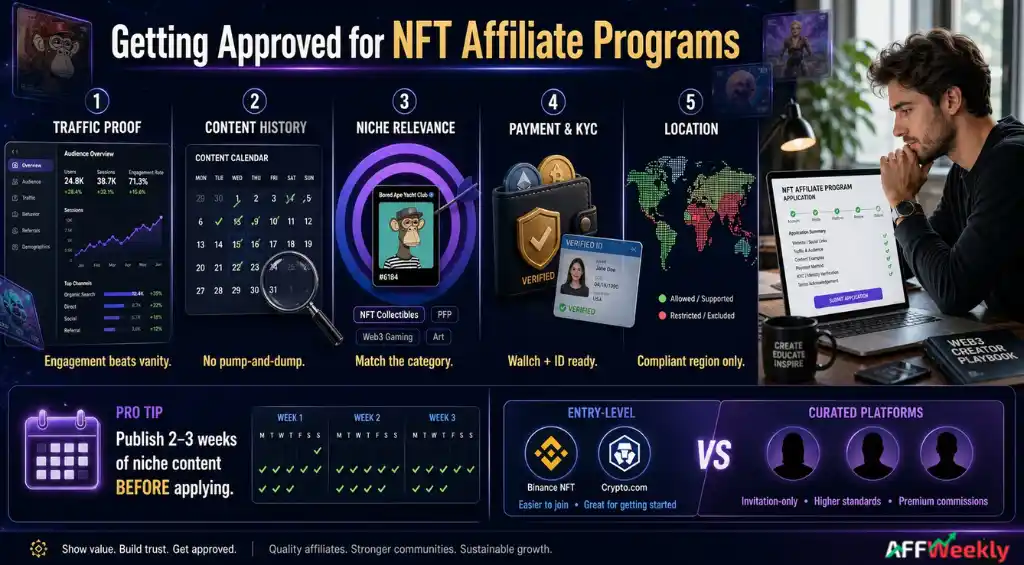 Approval Criteria for NFT Marketplace Affiliate Programs