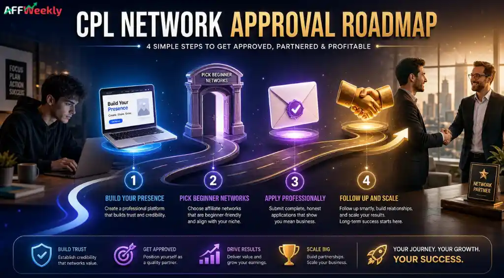 CPL approval tips for affiliate beginners without experience