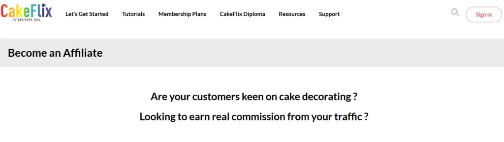 CakeFlix Affiliate Program