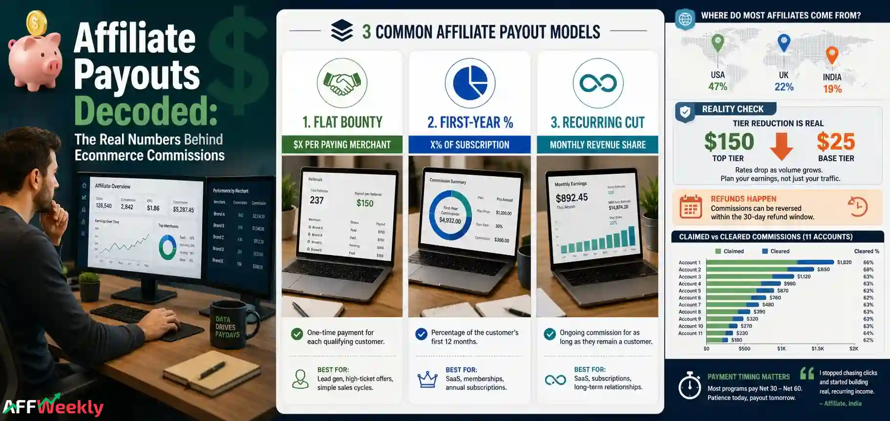 Ecommerce affiliate programs payment rates