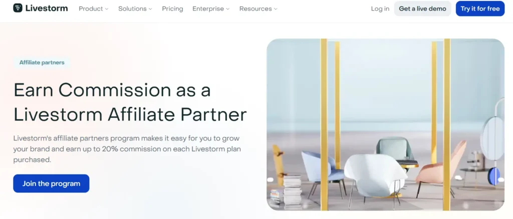 Livestorm Affiliate Program