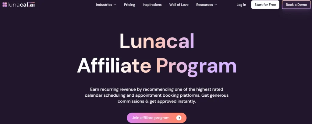 Lunacal Affiliate Program