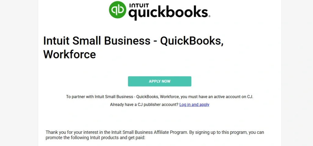 QuickBooks Payroll Affiliate Program