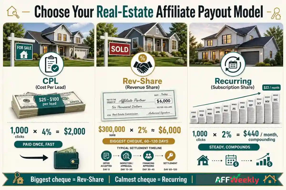 Real Estate Affiliate Programs Payment Methods