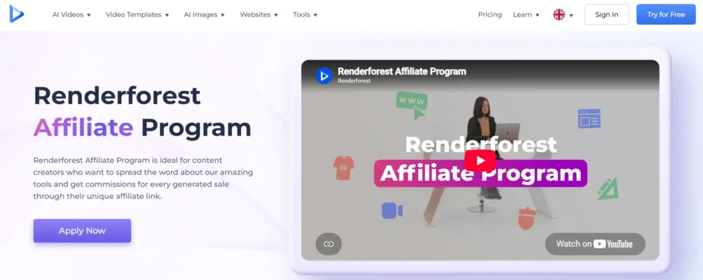 Renderforest Affiliate Program