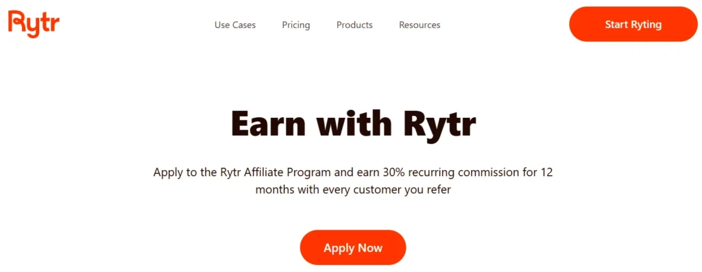 Rytr Affiliate Program