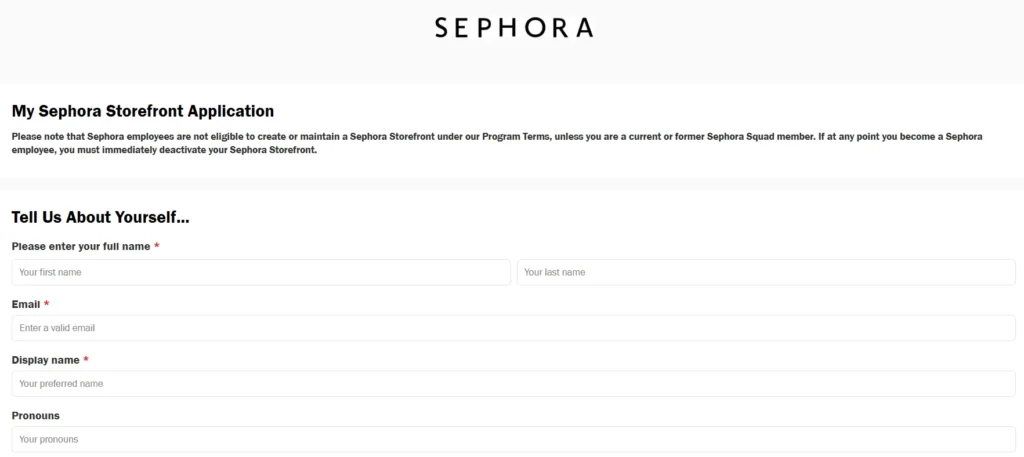 Sephora Affiliate Program