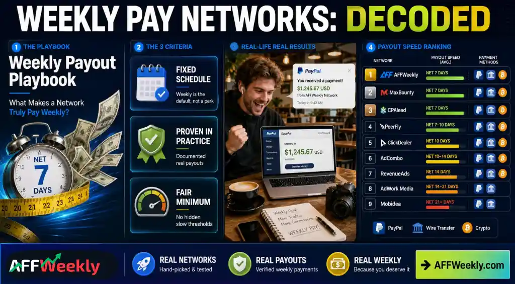 Weekly Payout Affiliate Network Payment Schedule Expectations