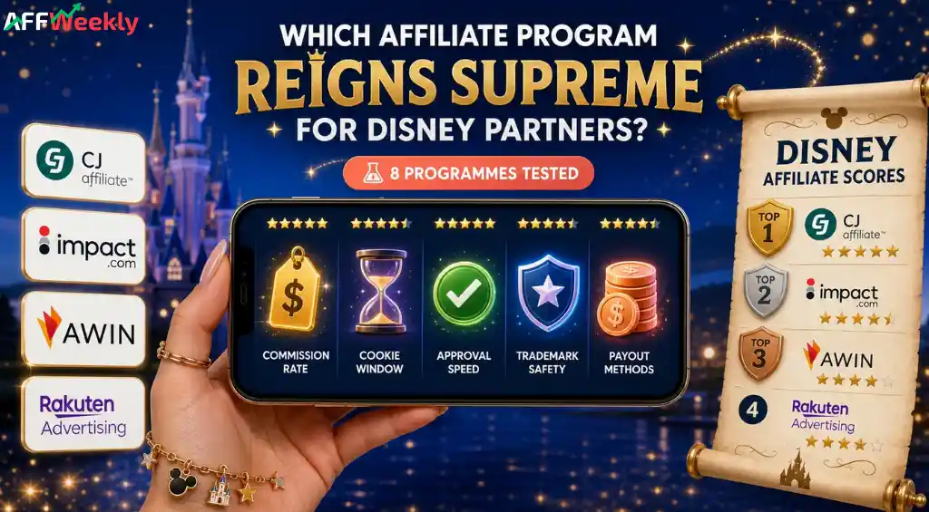 AFFWeekly testing Disney influencer affiliate programs performance
