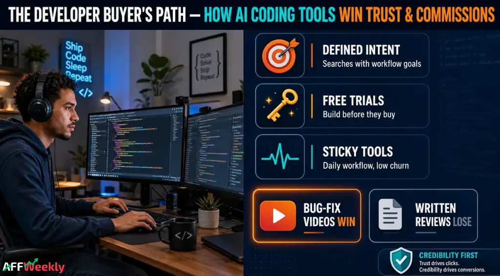 AI coding assistant partner programs convert developer traffic