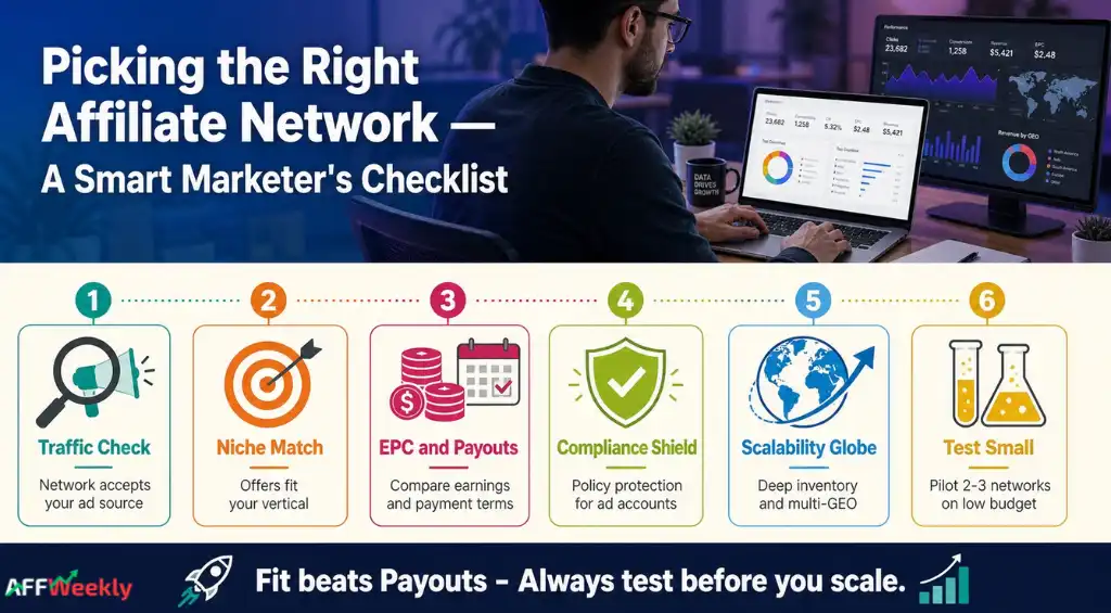 Affiliate Network Selection for Search Arbitrage