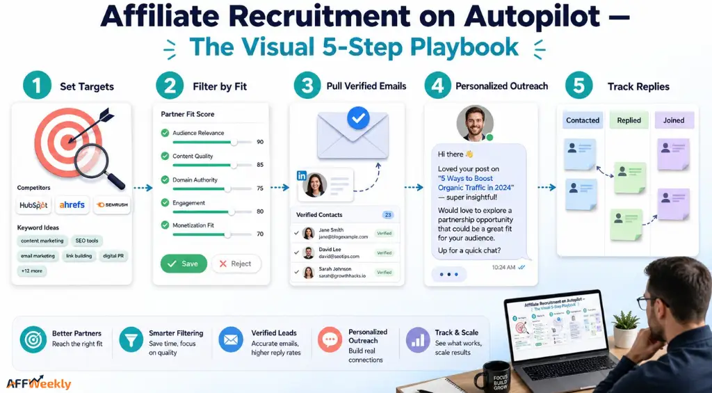 Affiliate recruitment tools streamline faster partner onboarding
