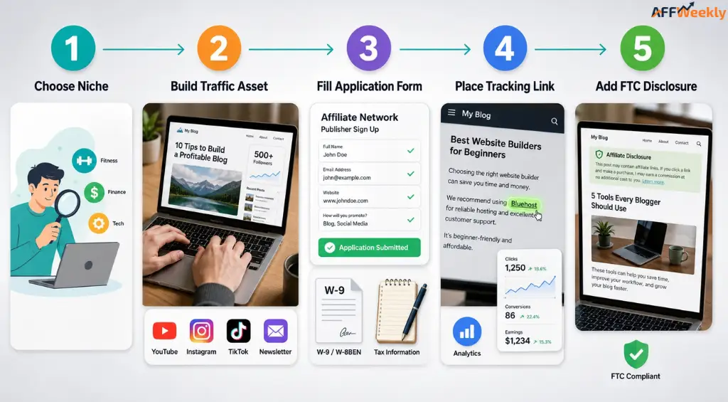 Beginner Guide to Joining Affiliate Networks