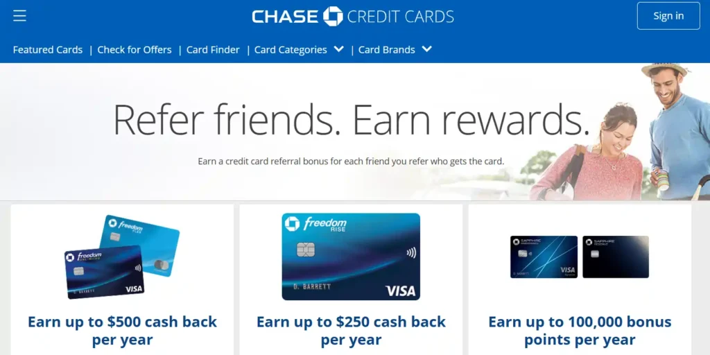 Chase Credit Card Affiliate Program