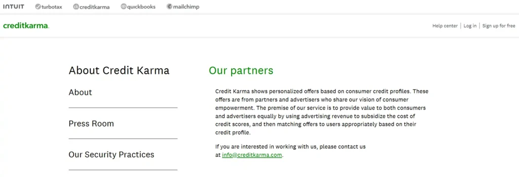 Credit Karma Affiliate Program