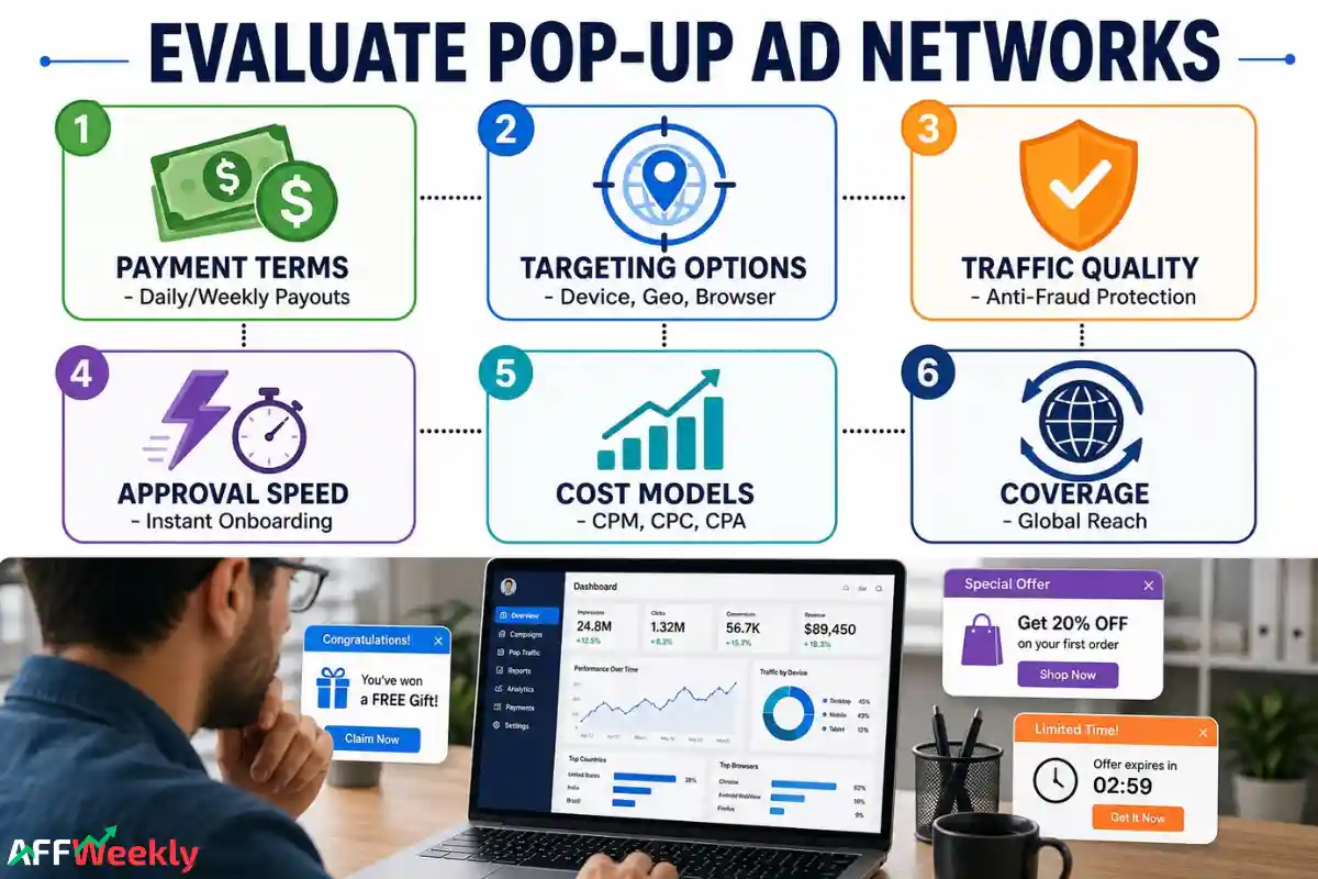 Evaluate Pop Up Ad Networks Before Signing Up