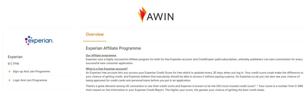 Experian IdentityWorks Affiliate Program