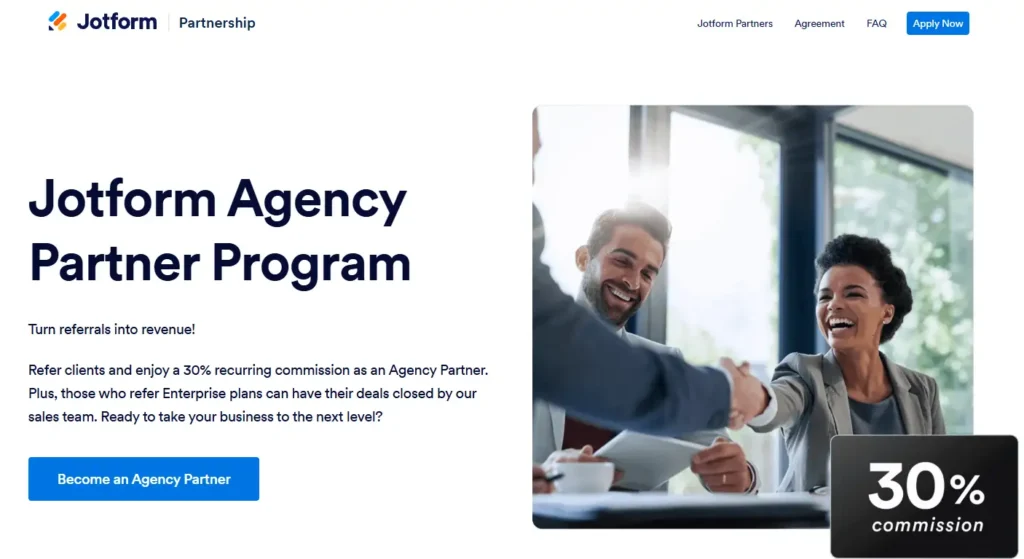 Jotform Agency Partner Program