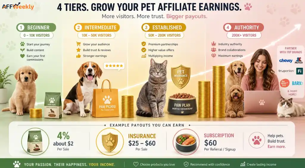 Pet Affiliate Income Breakdown and Earnings Estimates