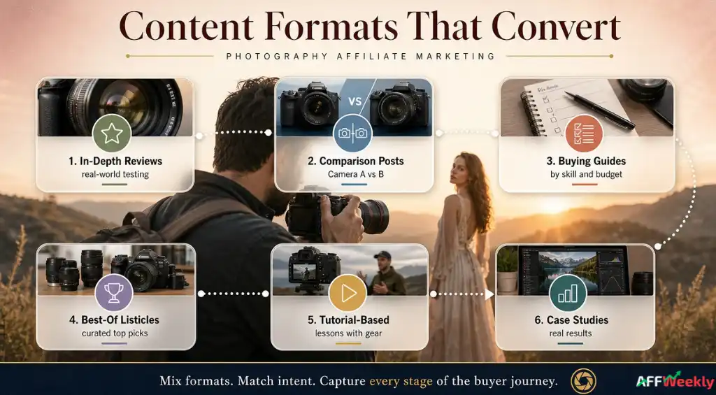 Photography Affiliate Marketing Content Formats That Convert