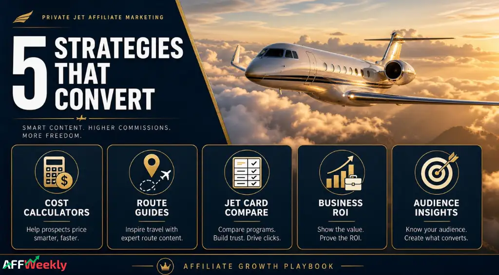 Private Jet Affiliate Program Content Strategies